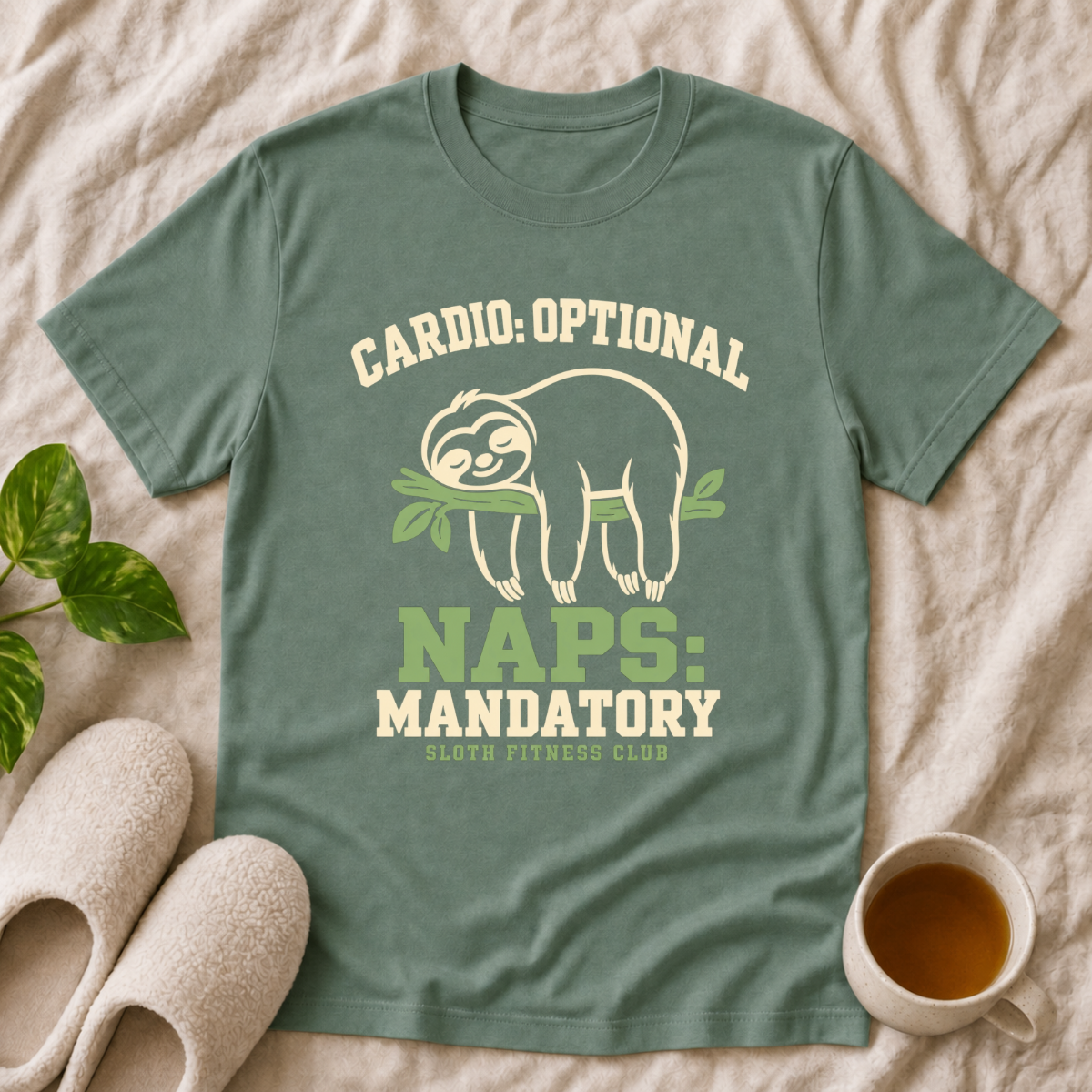 Cardio Optional Naps Mandatory T-Shirt