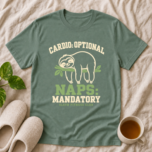 Cardio Optional Naps Mandatory T-Shirt