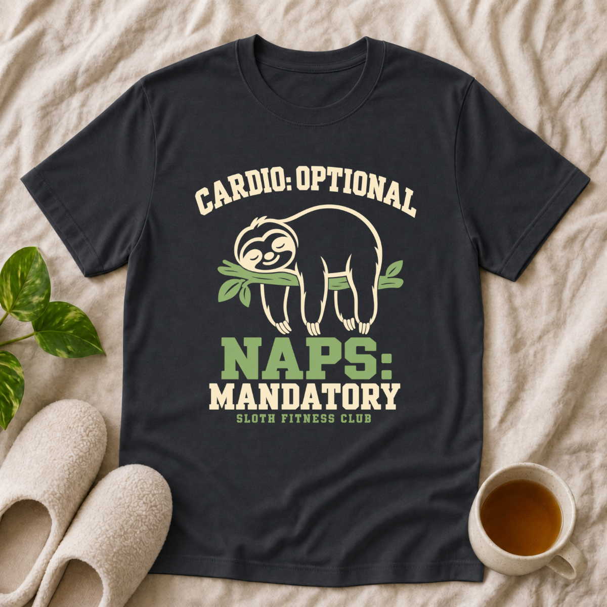 Cardio Optional Naps Mandatory T-Shirt