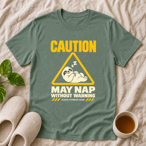 Caution May Nap Without Warning T-Shirt