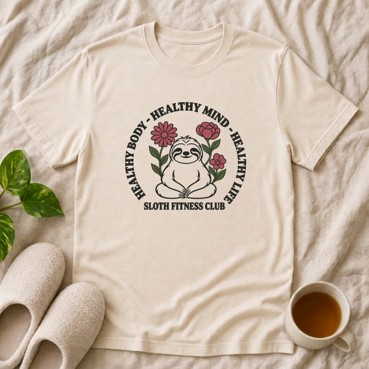 Healthy Body Healthy Mind Healthy Life T-Shirt