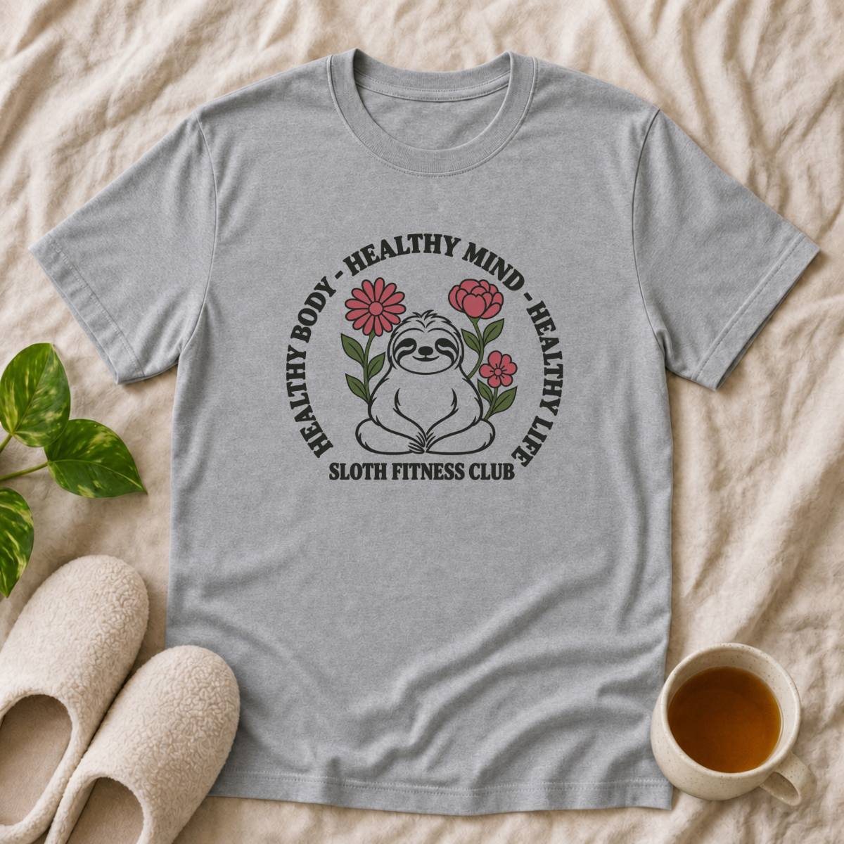 Healthy Body Healthy Mind Healthy Life T-Shirt