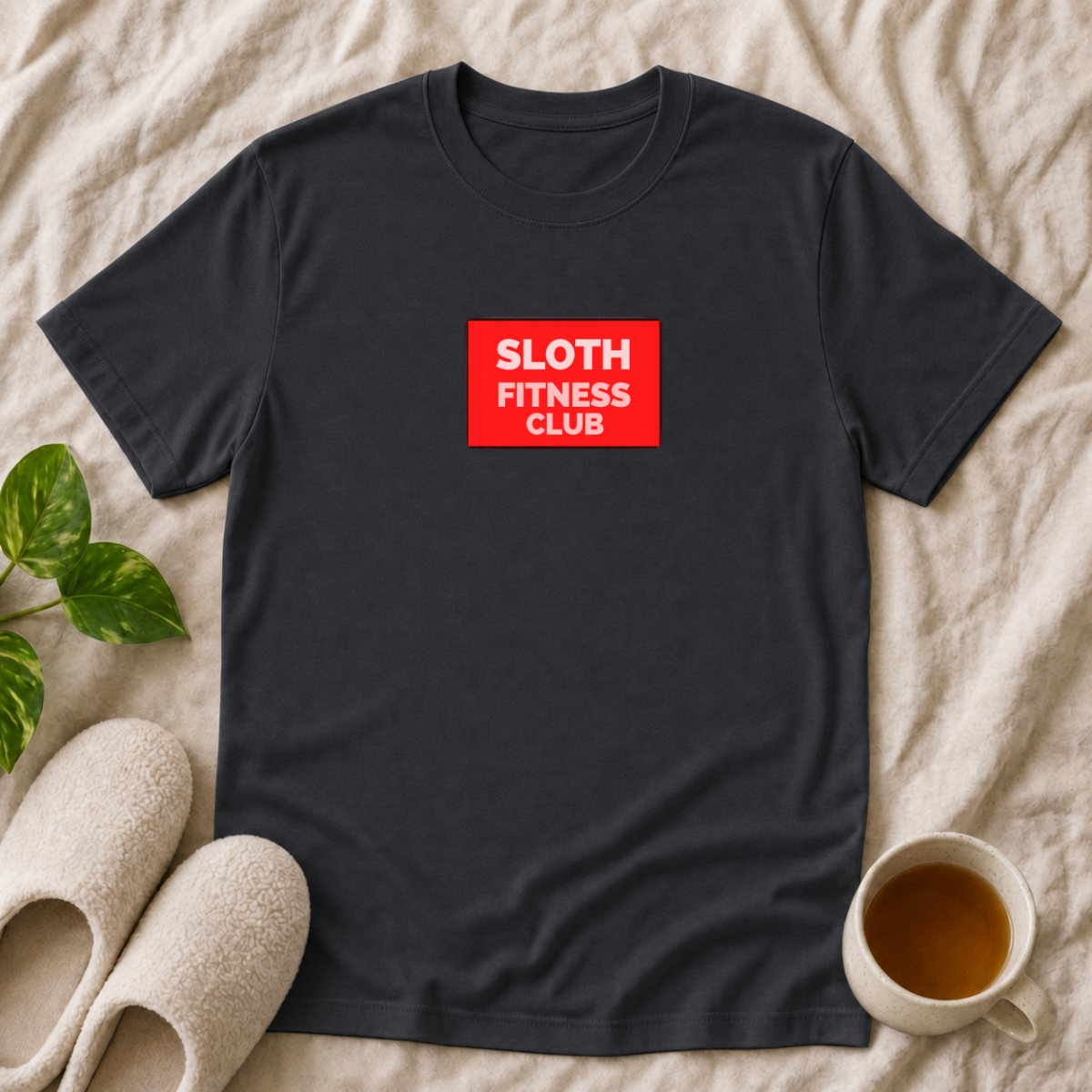 Sloth Fitness Club Post Logo T-Shirt