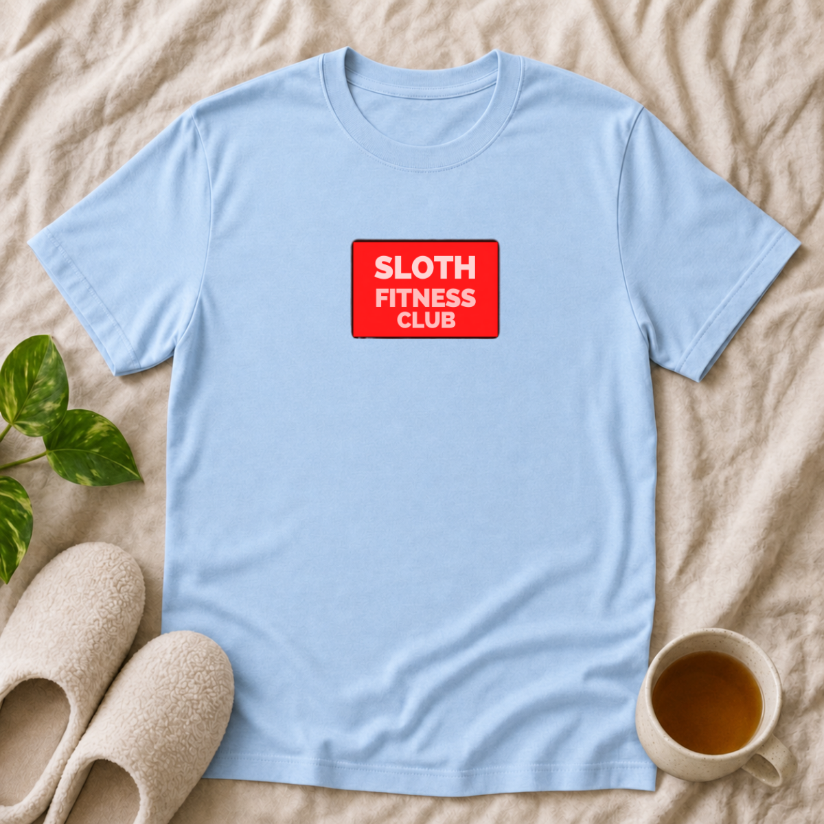 Sloth Fitness Club Post Logo T-Shirt