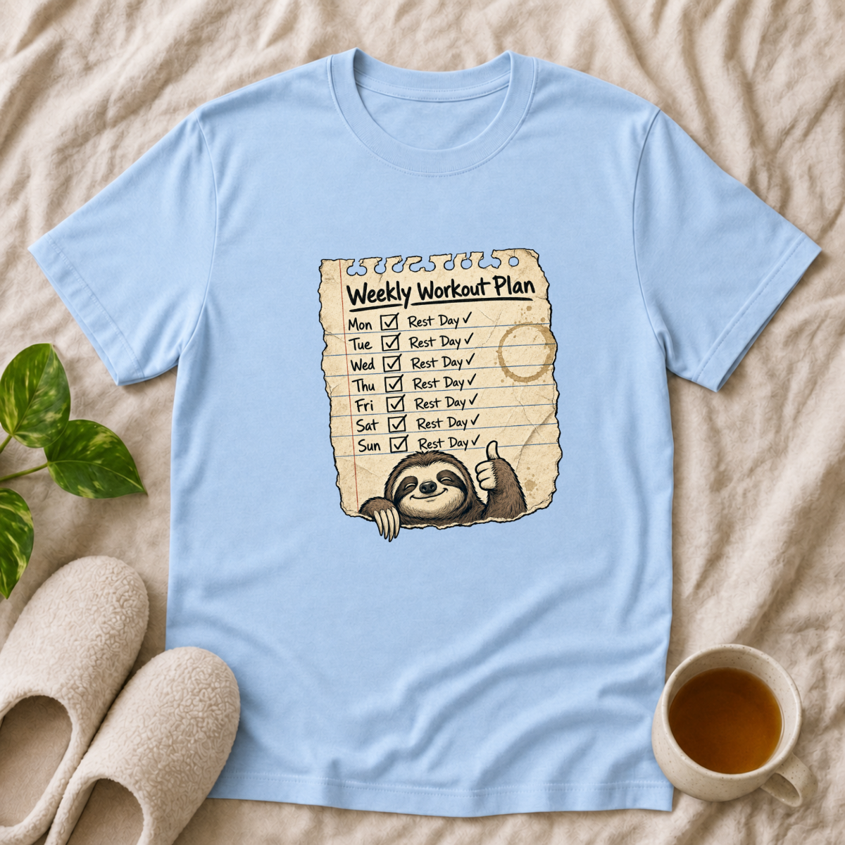 Weekly Workout Plan T-Shirt