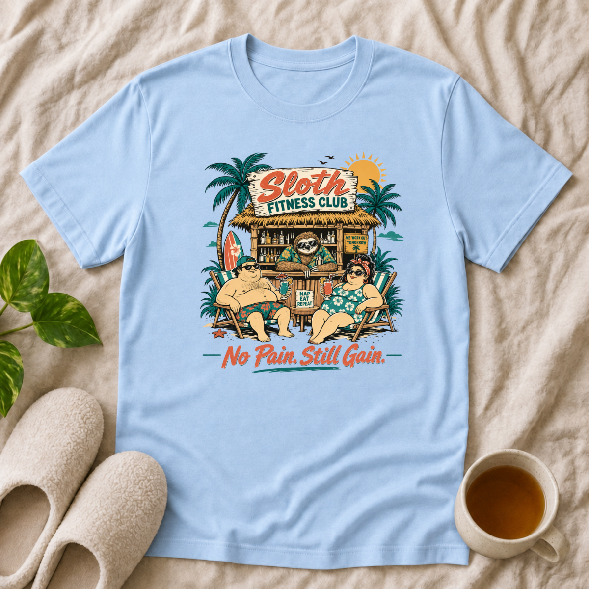 Faultier Fitnessclub T-Shirt