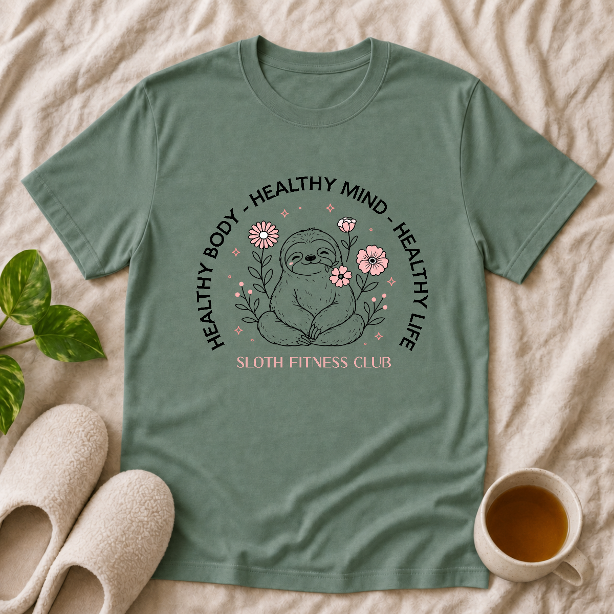 Healthy Body Healthy Mind Healthy Life T-Shirt