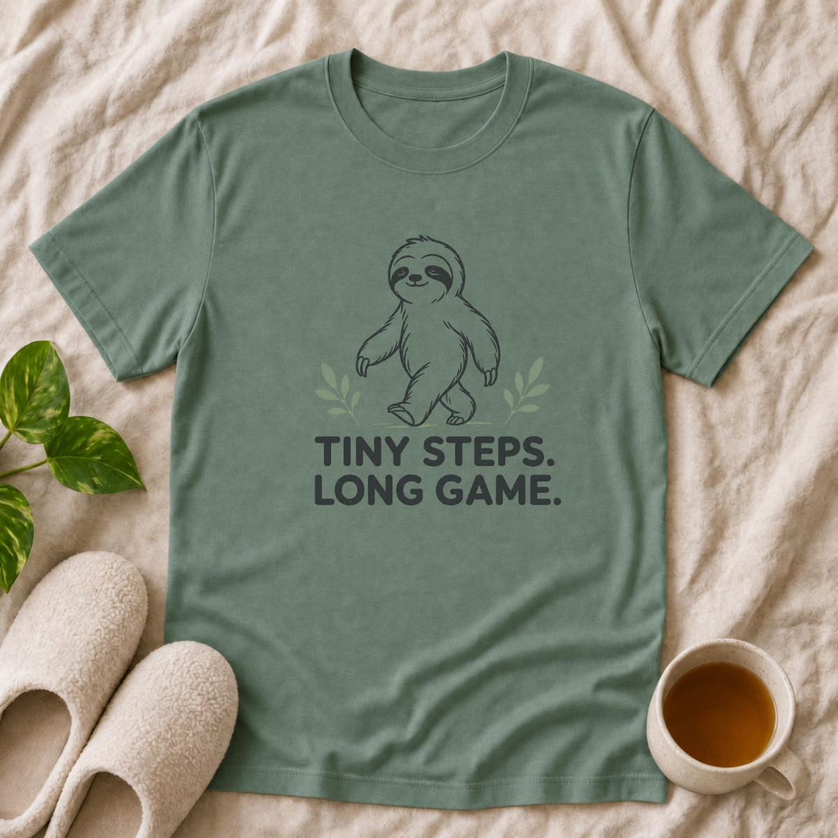 Tiny Steps Long Game T-Shirt
