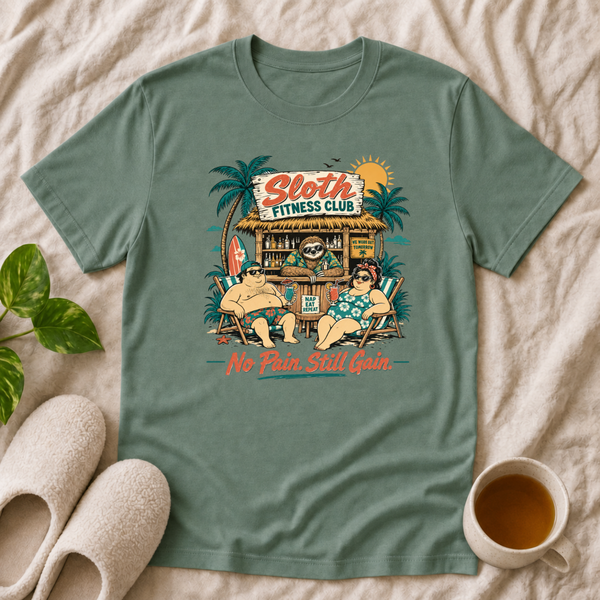 Sloth Fitness Club T-Shirt