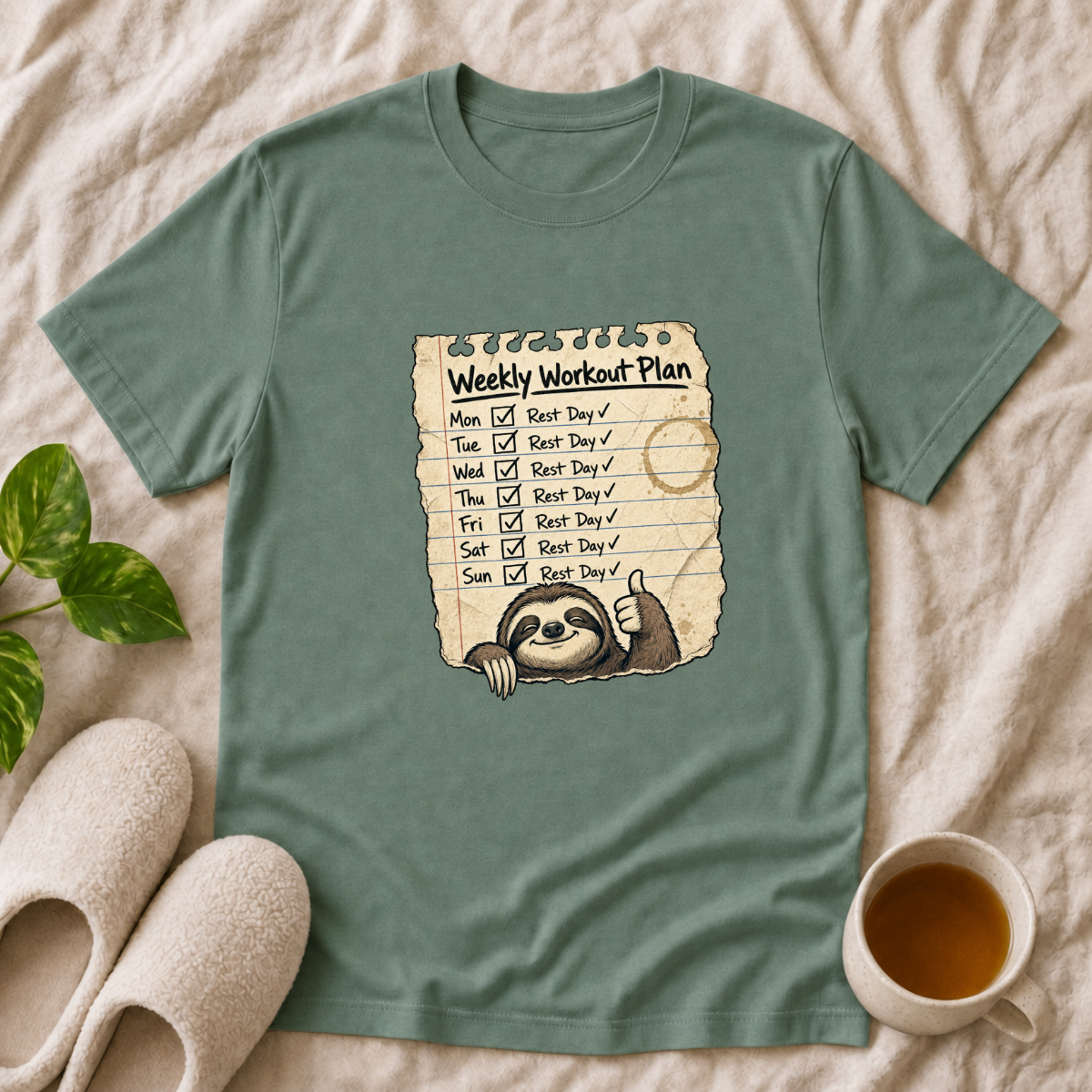 Weekly Workout Plan T-Shirt