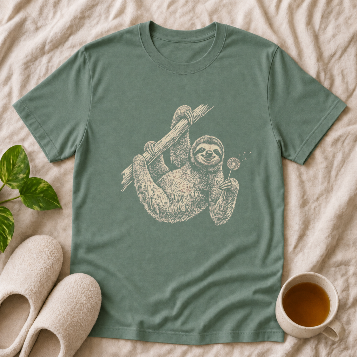 Dandelion Sloth T-Shirt