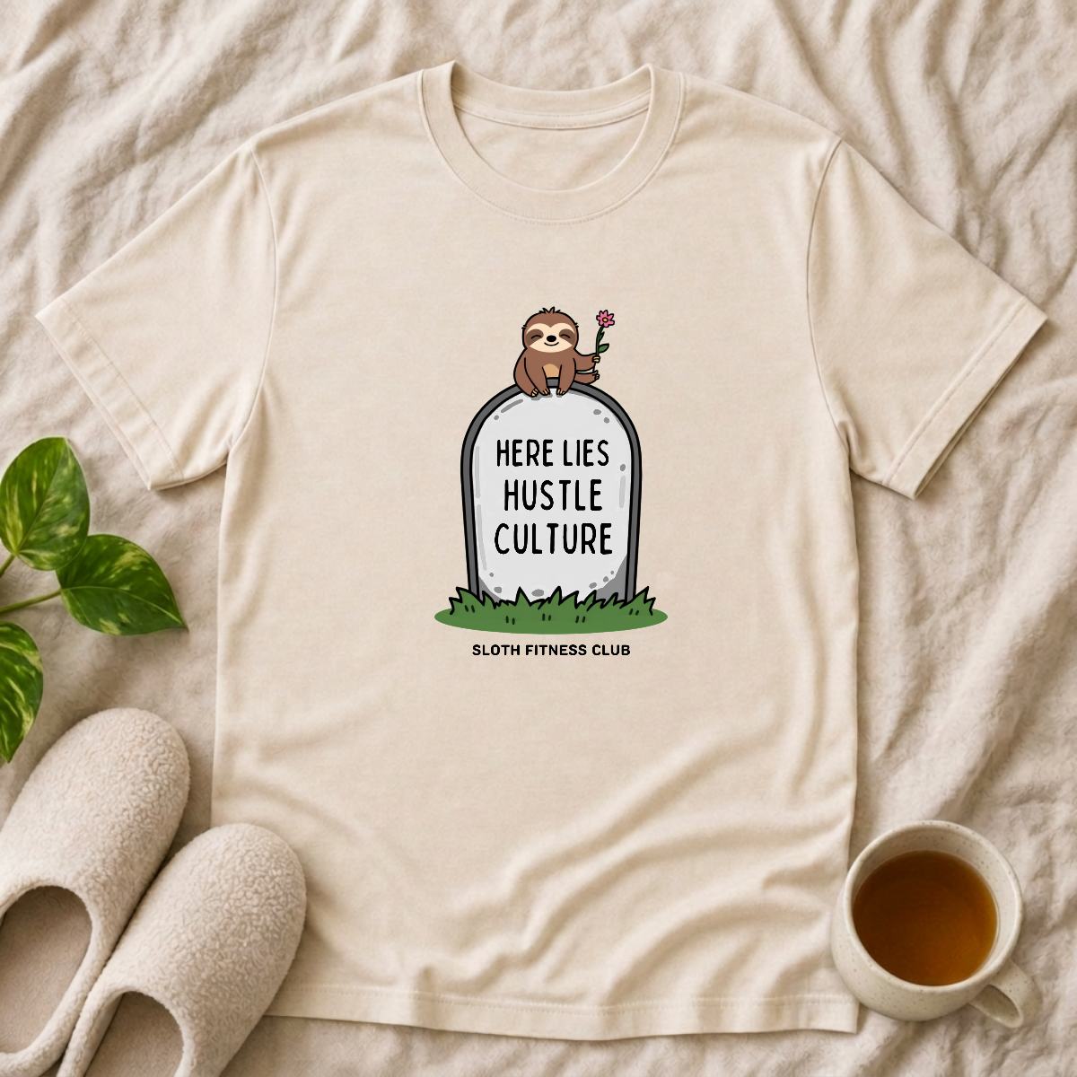 Here Lies Hustle Culture T-Shirt