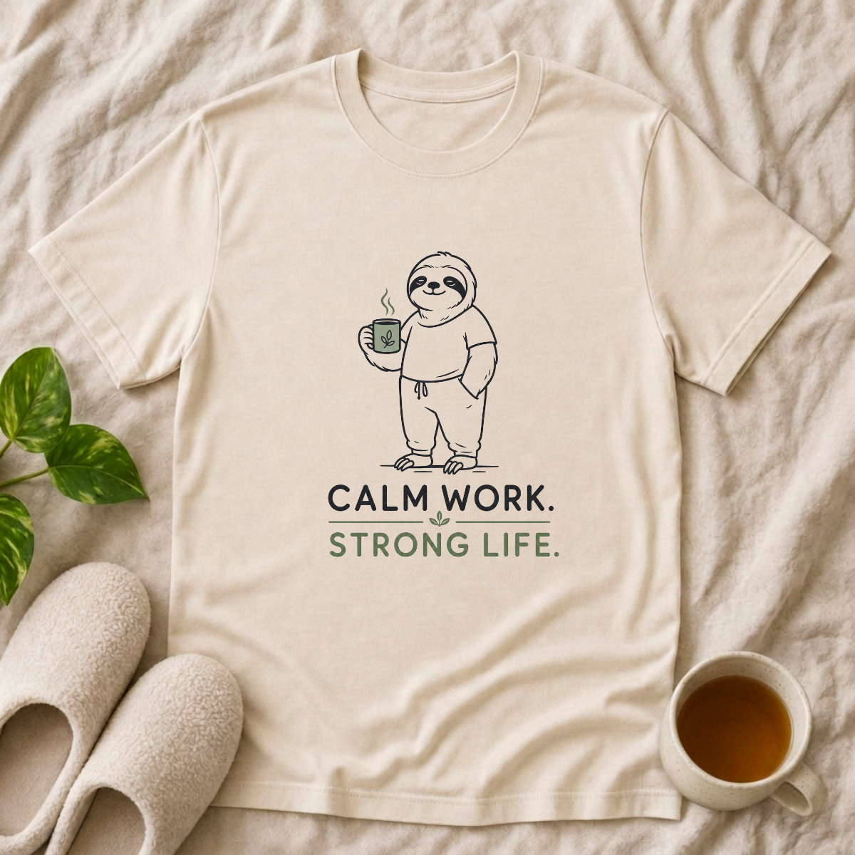 Calm work Strong Life T-Shirt