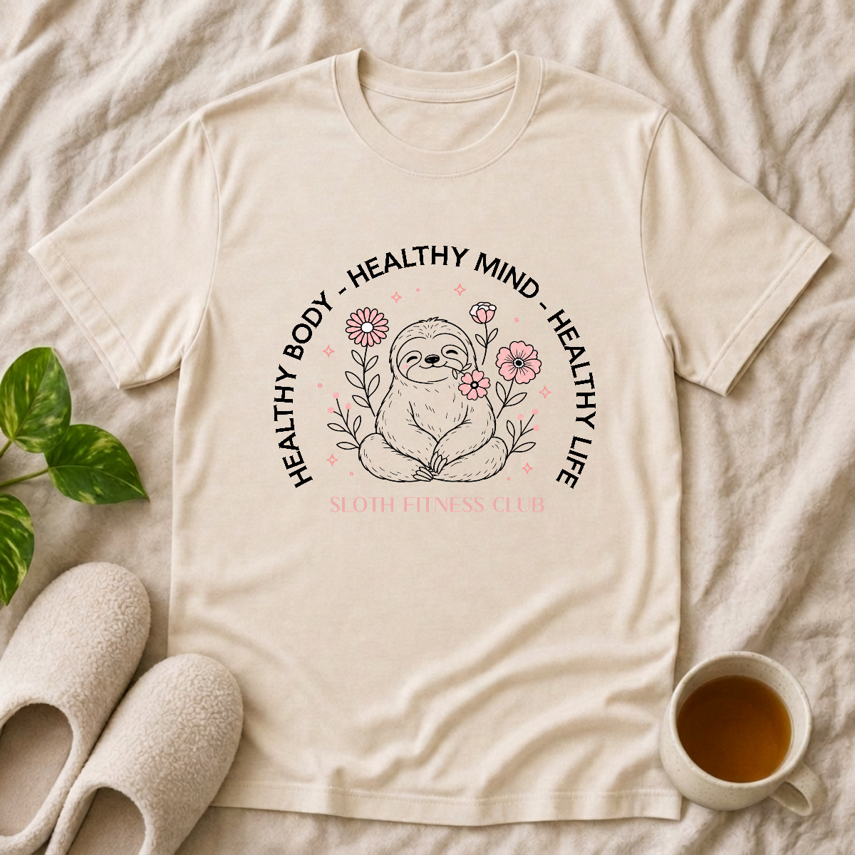 Healthy Body Healthy Mind Healthy Life T-Shirt
