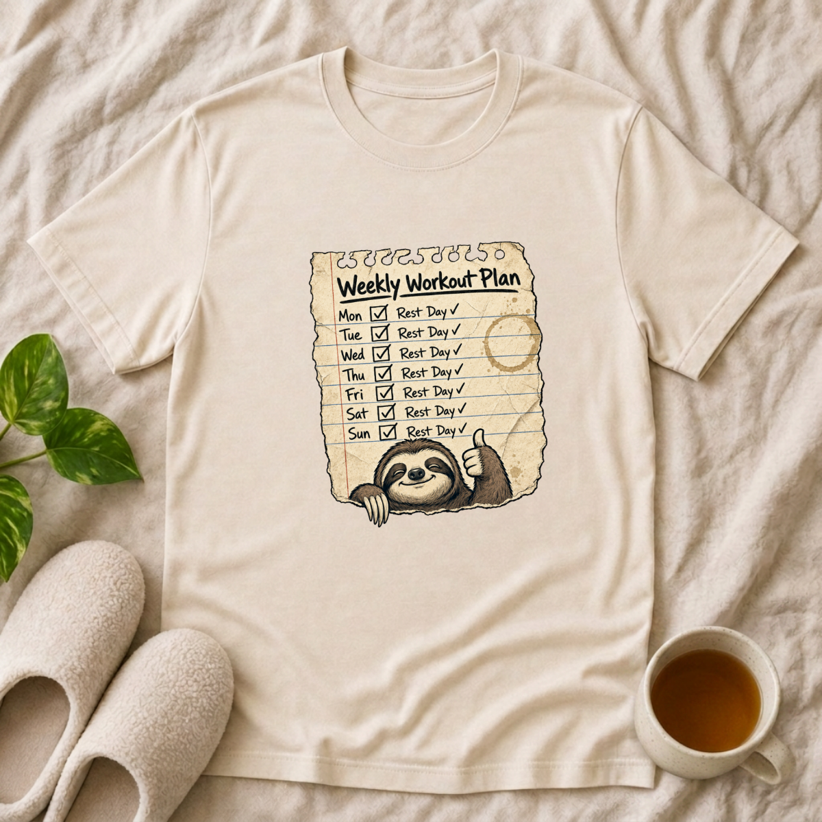 Weekly Workout Plan T-Shirt