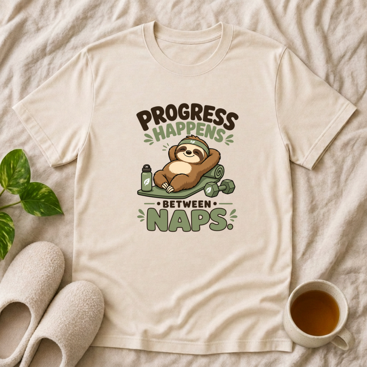 Progress Happens Between Naps T-Shirt