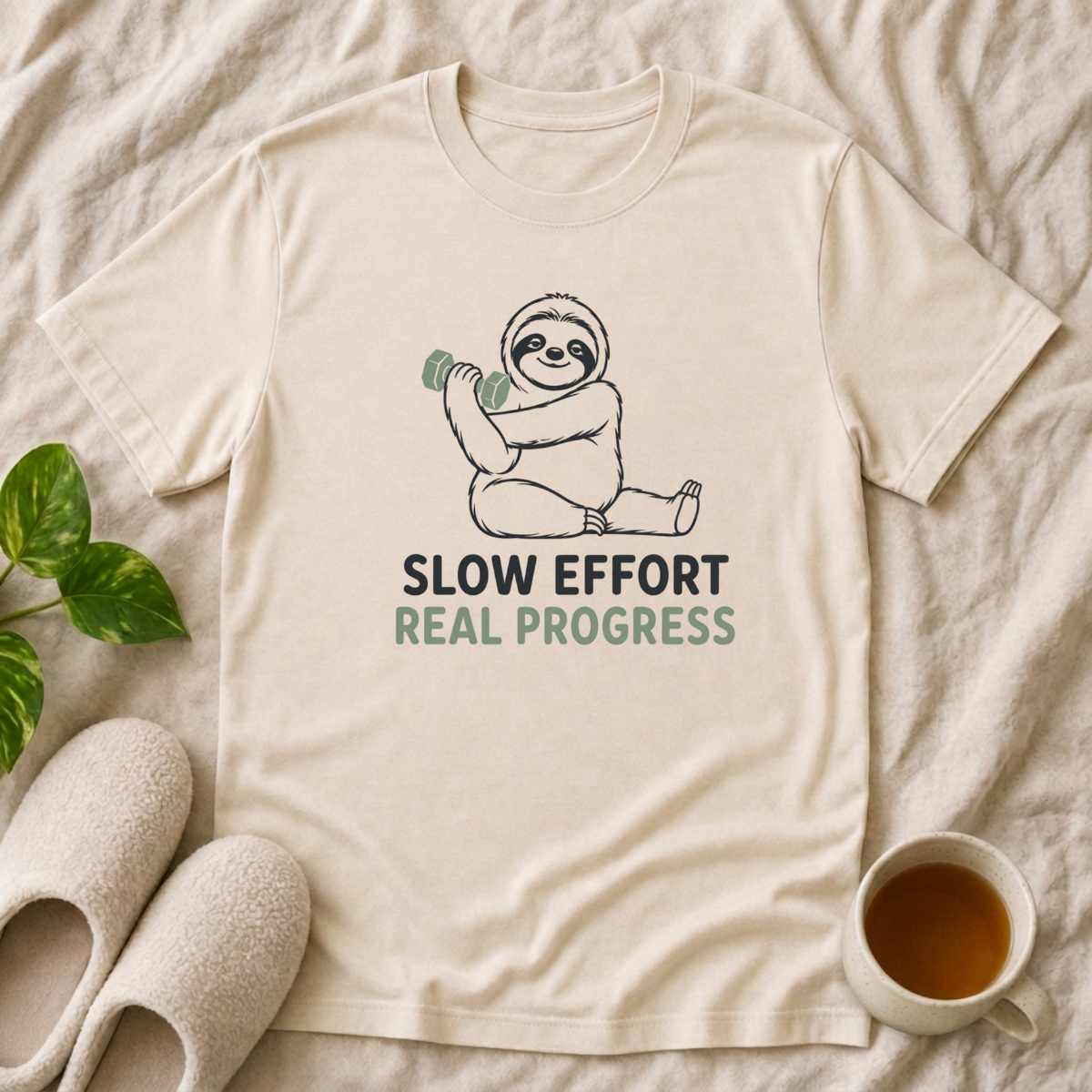 Slow Effort Real Progress T-Shirt