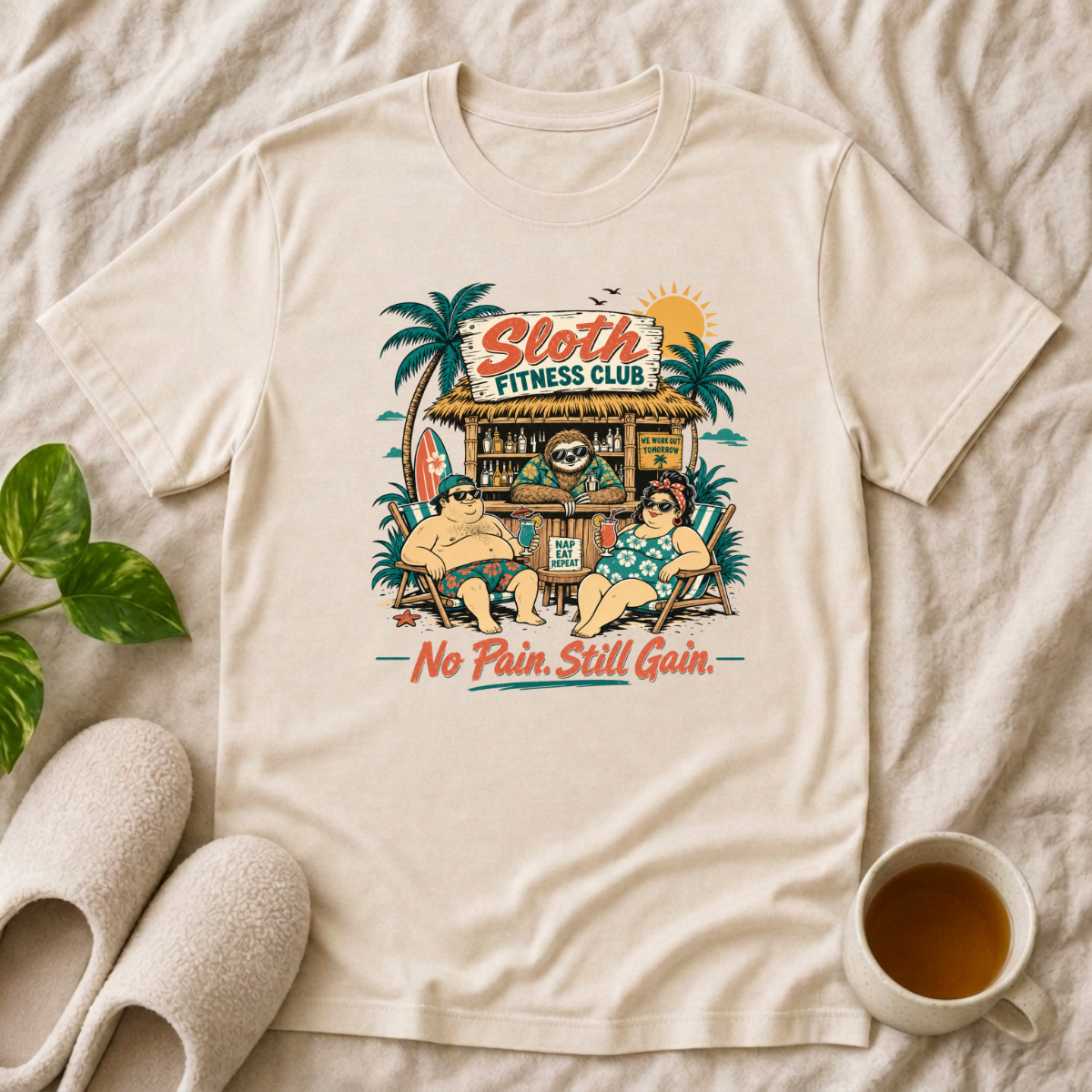 Sloth Fitness Club T-Shirt