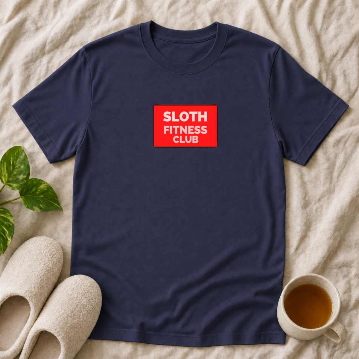 Sloth Fitness Club Post Logo T-Shirt