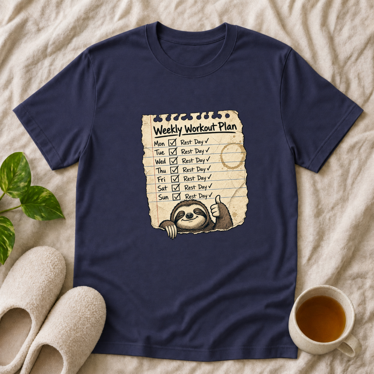 Weekly Workout Plan T-Shirt
