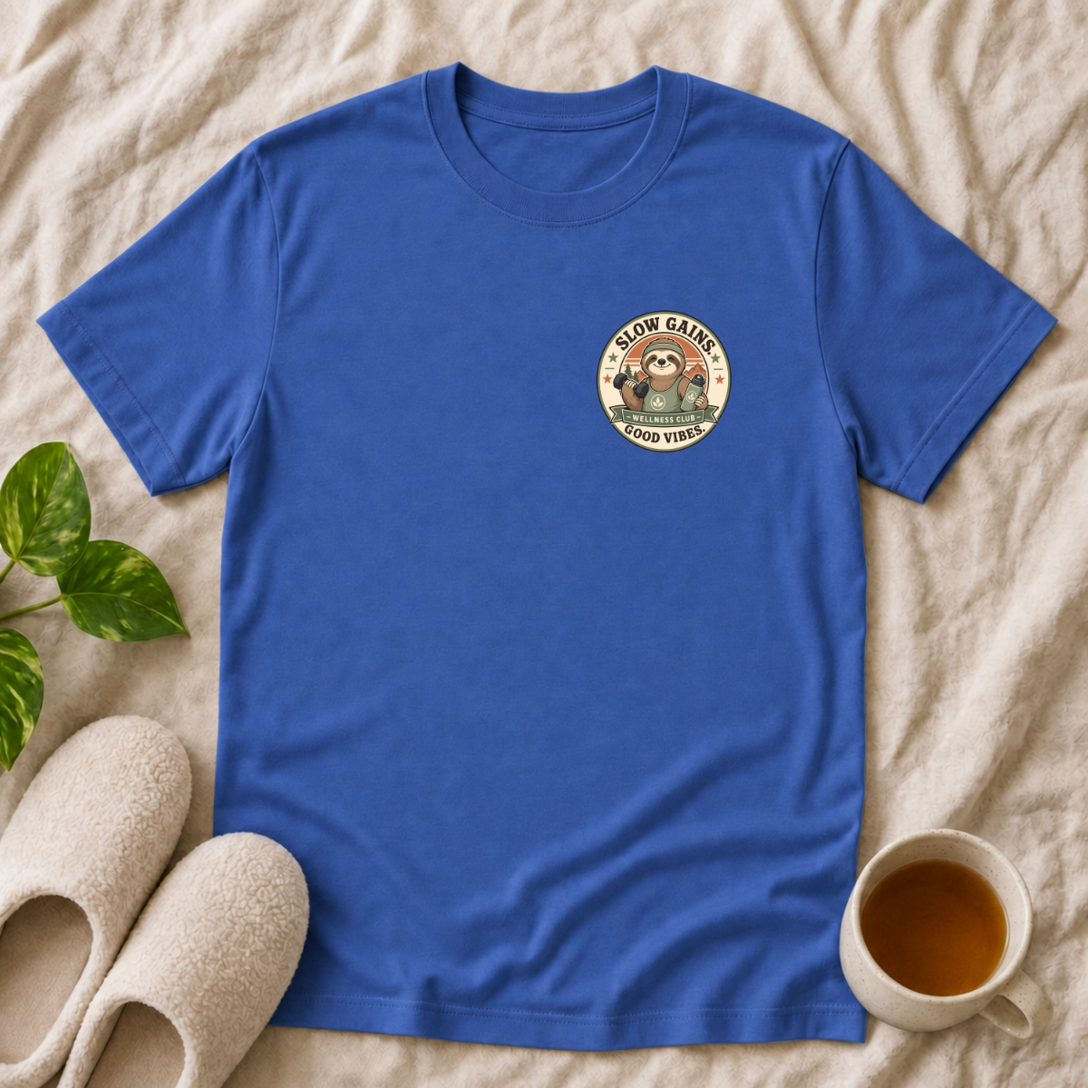 Slow Gains Good Vibes T-Shirt