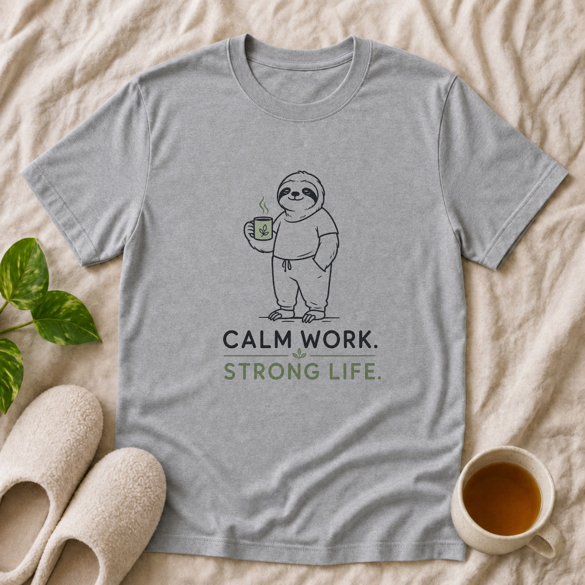 Calm work Strong Life T-Shirt