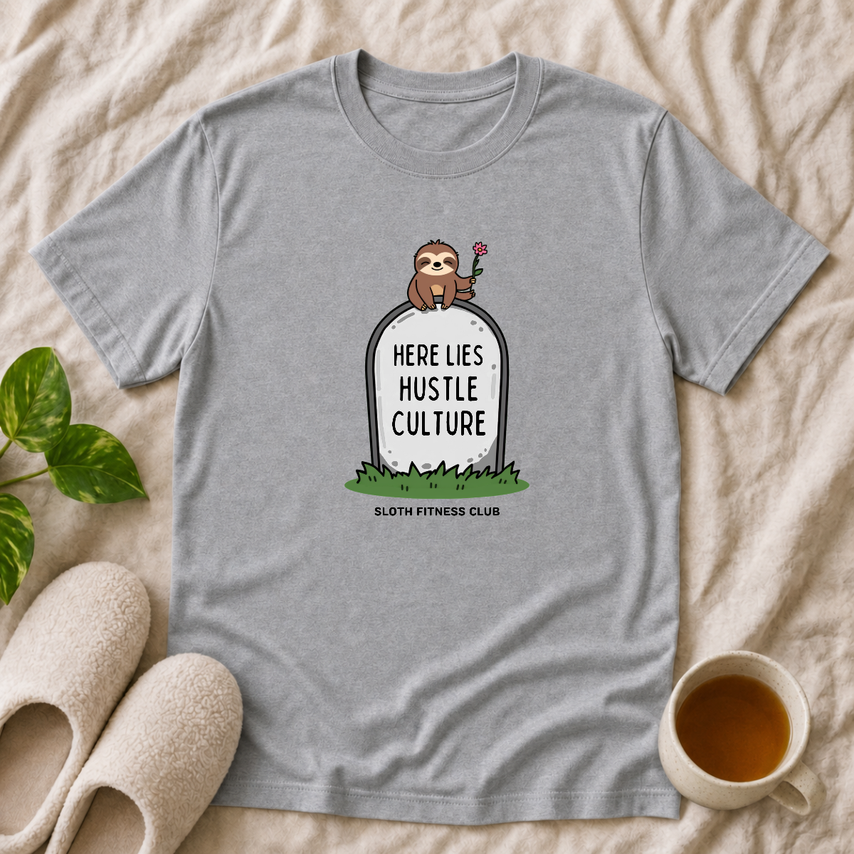 Here Lies Hustle Culture T-Shirt