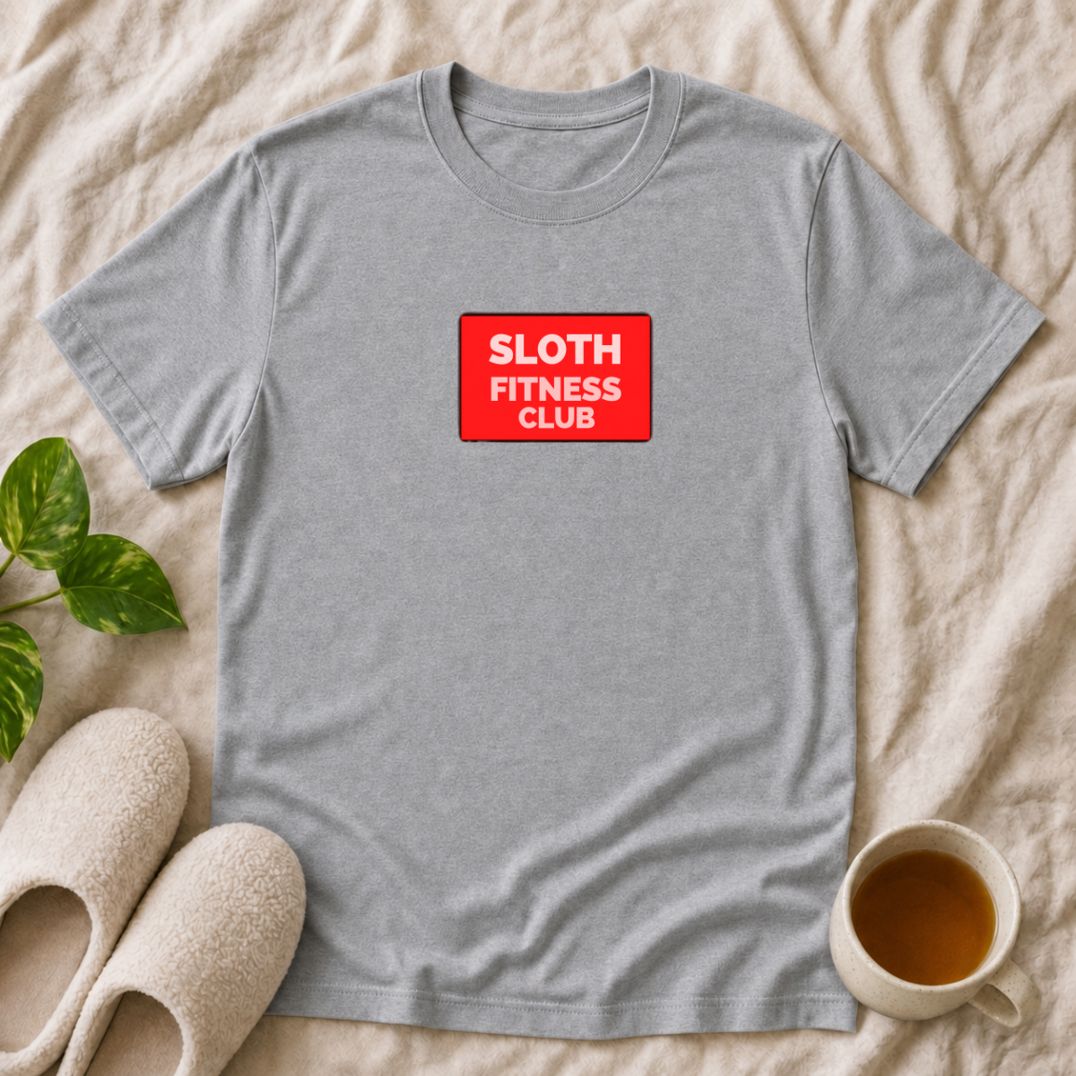 Sloth Fitness Club Post Logo T-Shirt