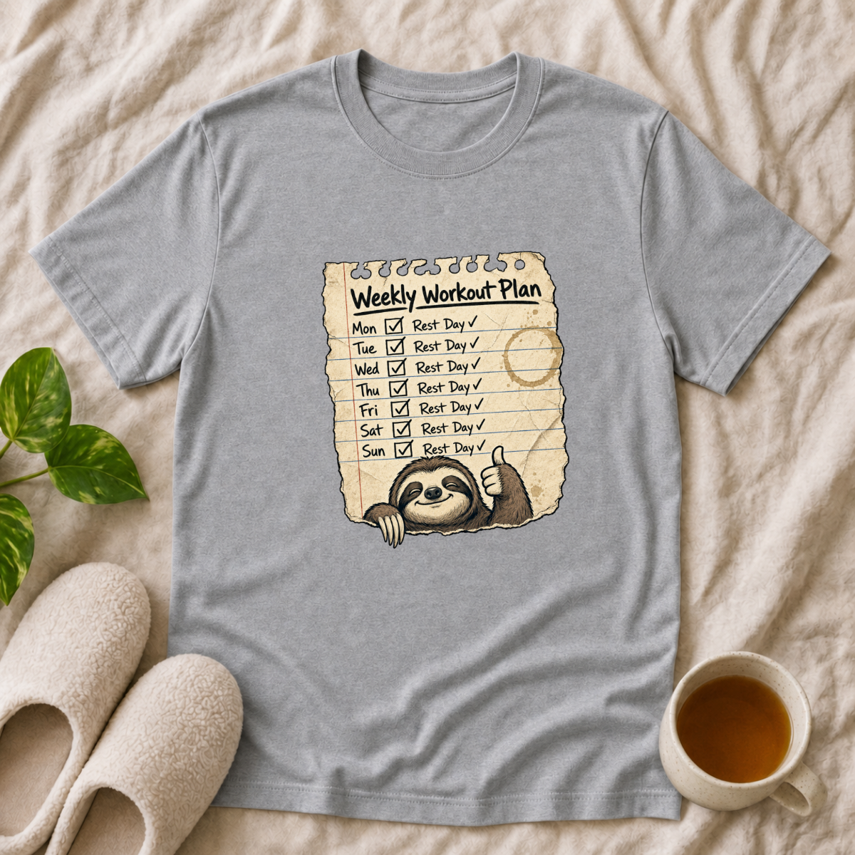 Weekly Workout Plan T-Shirt