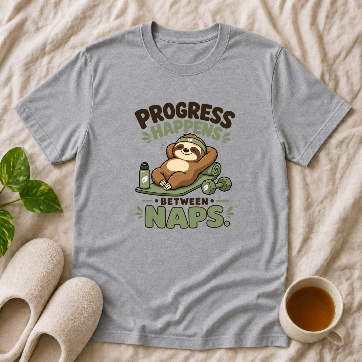 Progress Happens Between Naps T-Shirt
