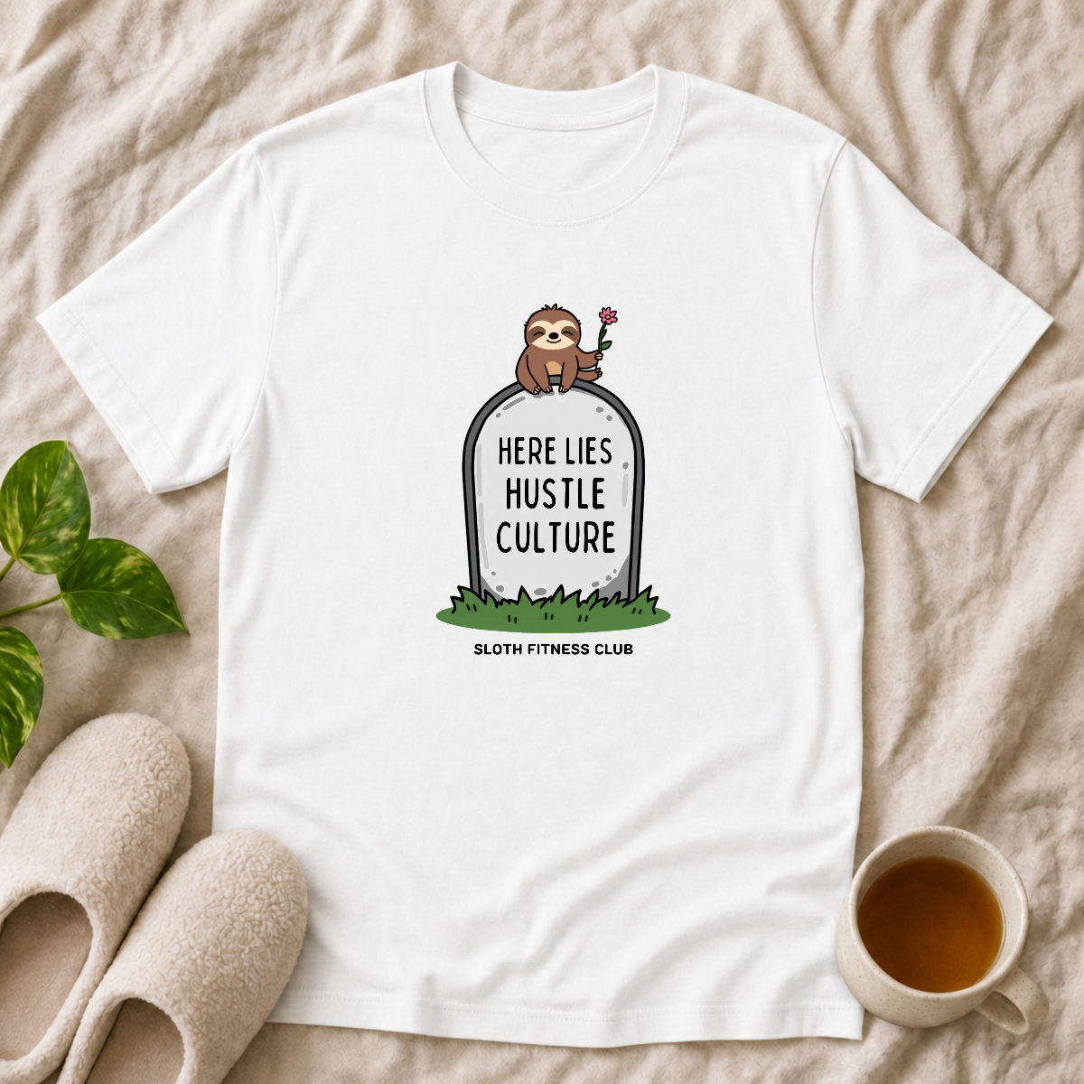 Here Lies Hustle Culture T-Shirt
