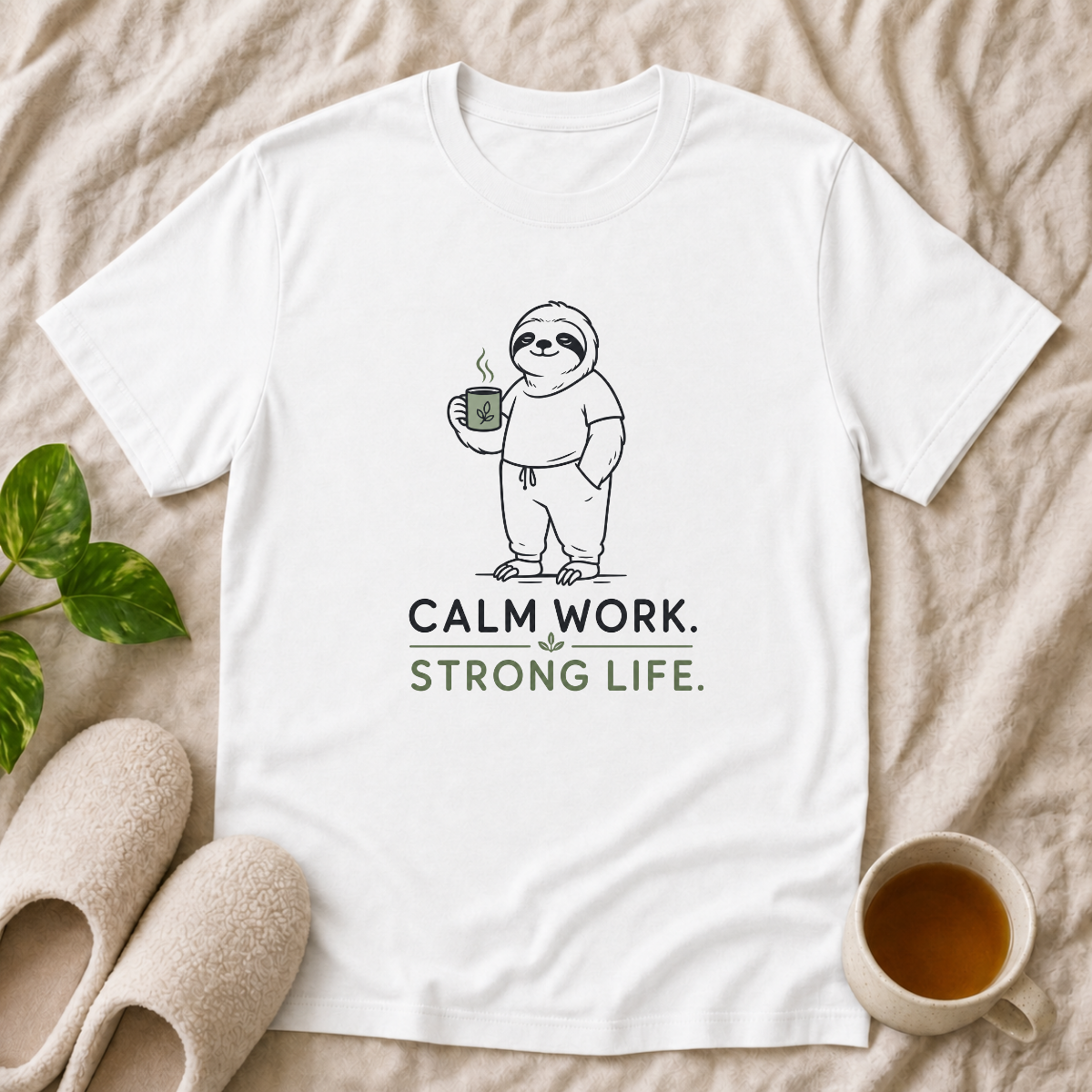 Calm work Strong Life T-Shirt