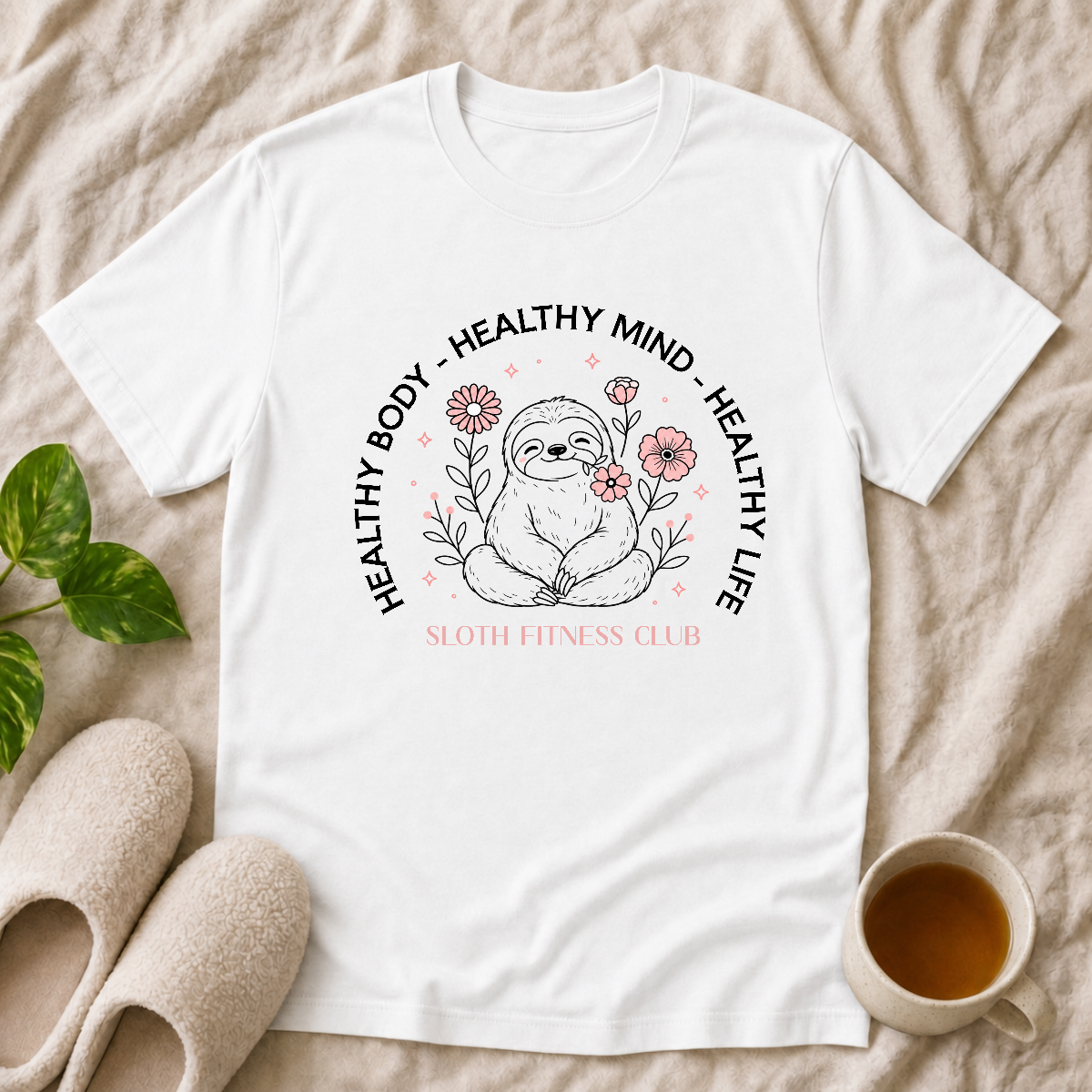 Healthy Body Healthy Mind Healthy Life T-Shirt