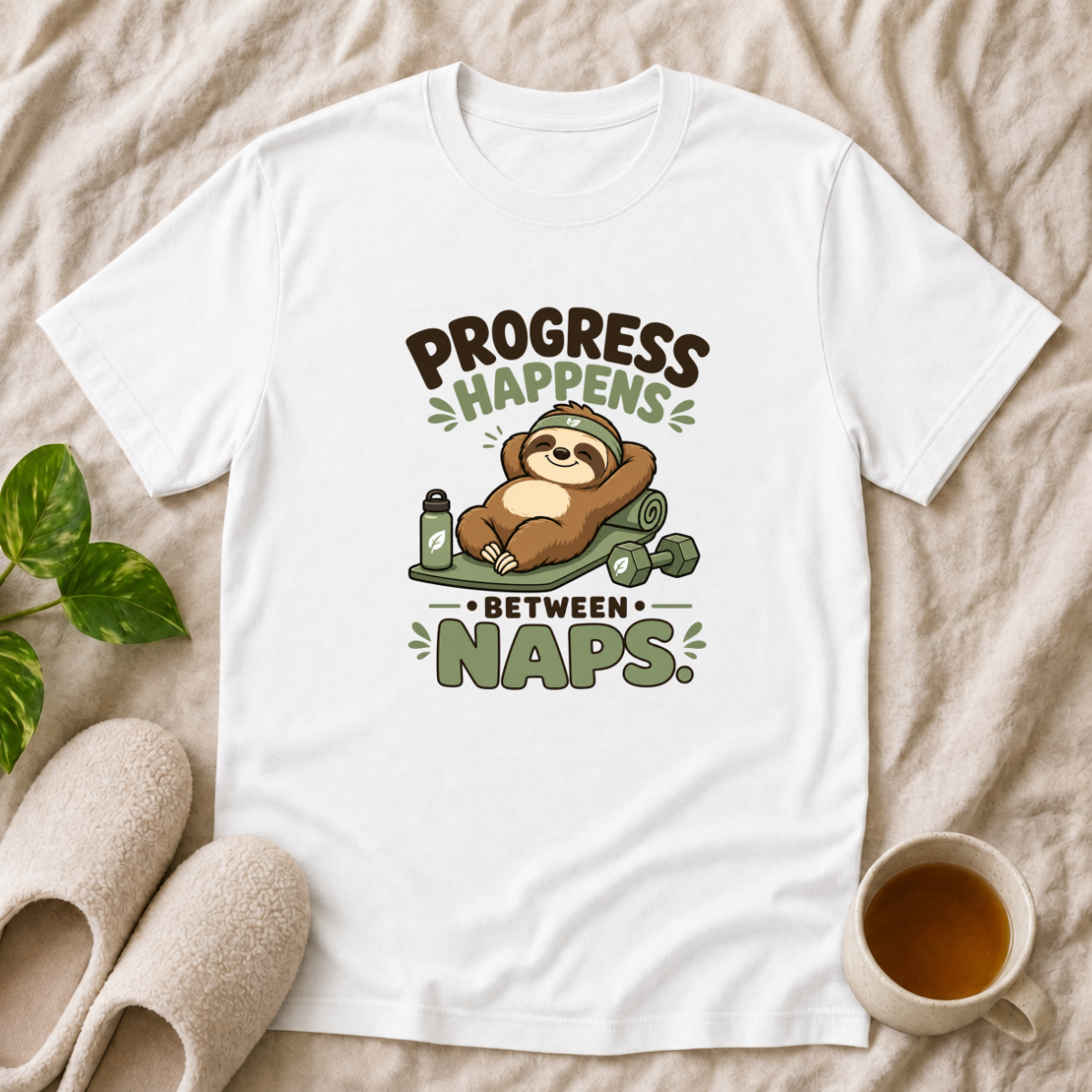 Progress Happens Between Naps T-Shirt