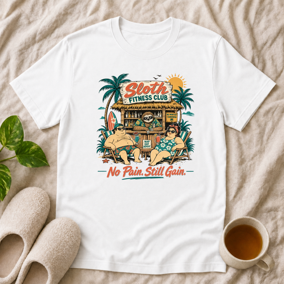 Sloth Fitness Club T-Shirt