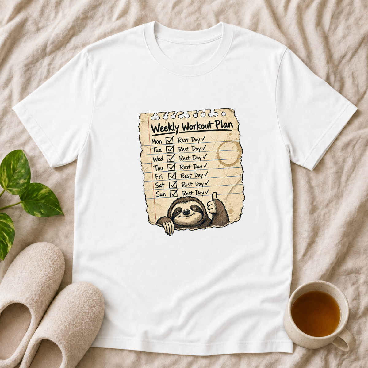 Weekly Workout Plan T-Shirt