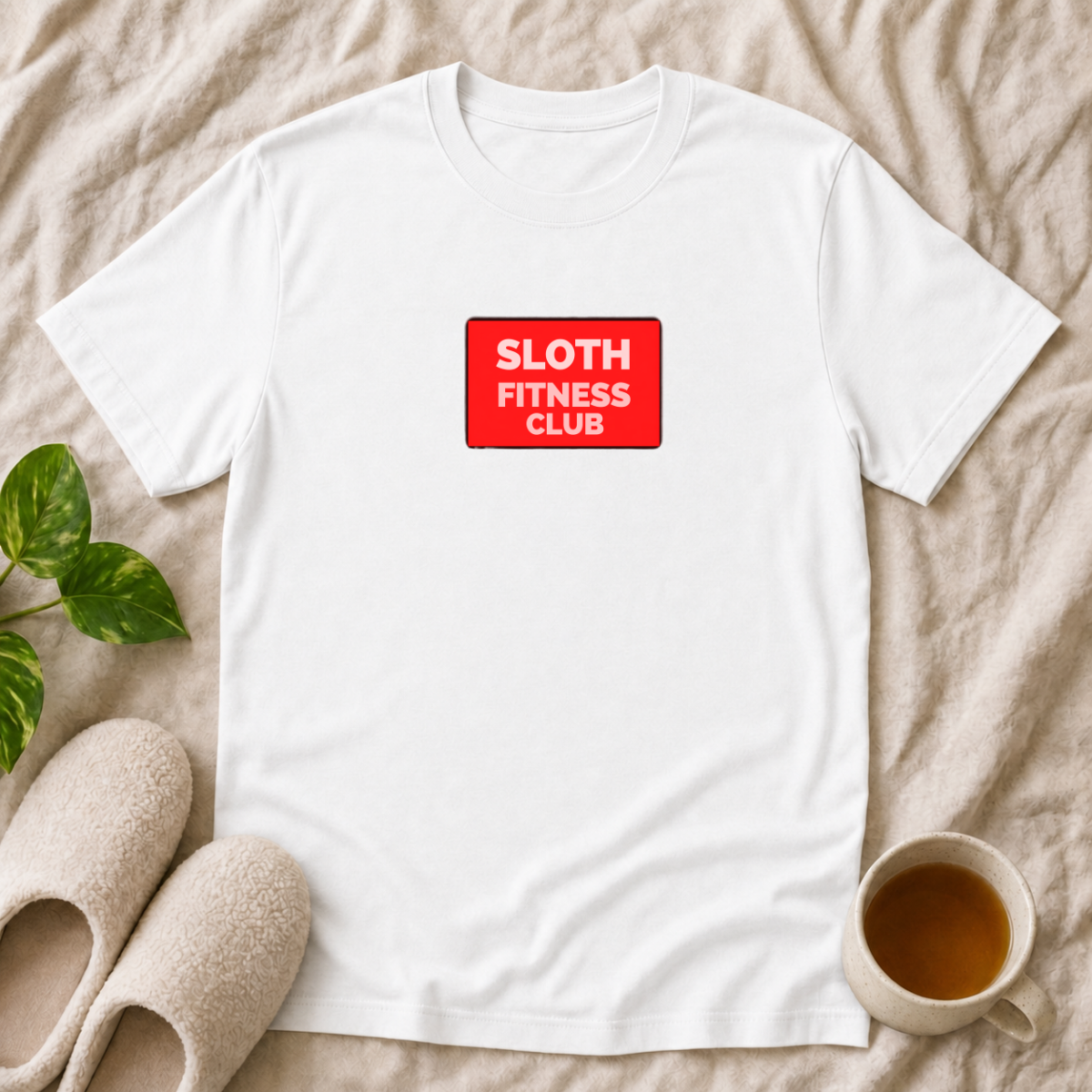 Sloth Fitness Club Post Logo T-Shirt